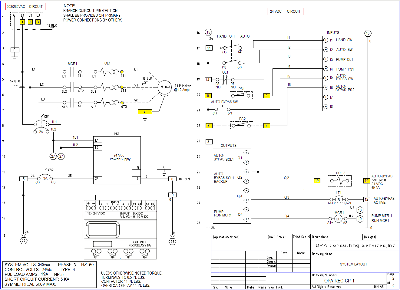 Constant Pressure Pump Controller Drawing ... Free to Download